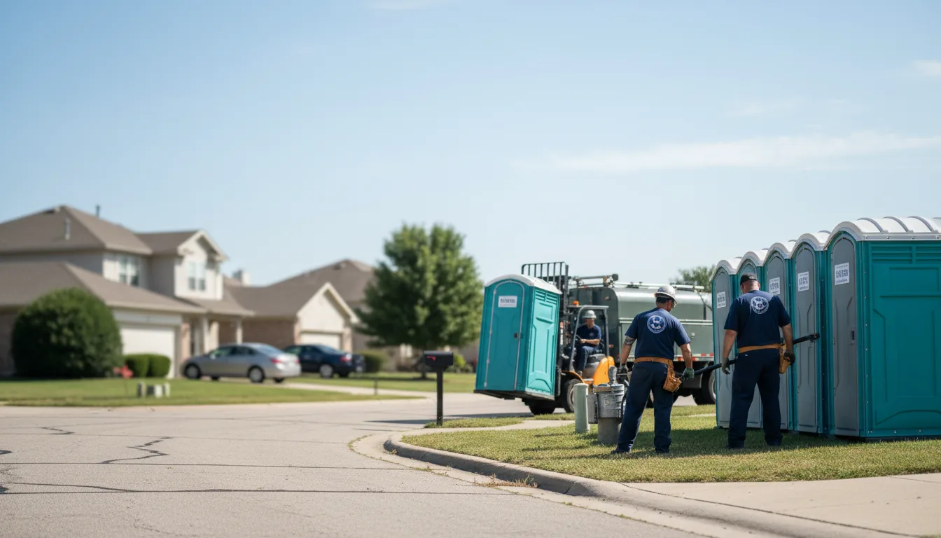 Porta Potty Rental in Bleiblerville, TX near me